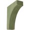 Ekena Millwork 3 1/2"W x 10"D x 12"H Clarksville Wood Vintage Decor Bracket, Restoration Green BKTWD04X10X12CVGR - alternate 1
